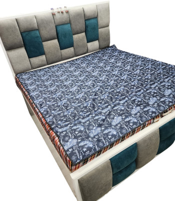 NGTRADINGCO 200 TC Polyester Double Solid Fitted (Elastic) Bedsheet(Pack of 1, SIGNATURE BLUE)