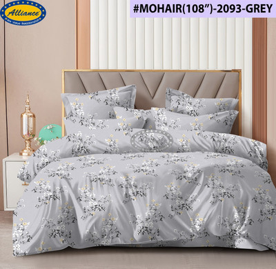 WARISI Cotton Super King Flat 300 TC Abstract Bedsheet(Pack of 1, 108 x 108 Cotton Double Bed sheet(Design-13)