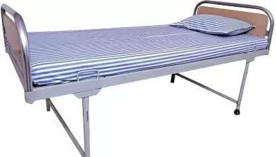 SEEMESH 151 TC Polycotton Single Solid Flat Bedsheet(Pack of 1, Blue)