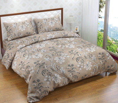 OLDENNA 180 TC Microfiber Double Printed Flat Bedsheet(Pack of 1, MULTICOLOR 2)