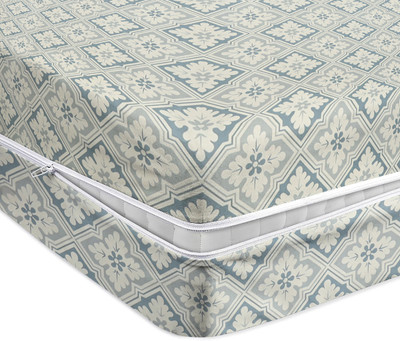 Flipkart SmartBuy Zippered Single Size Breathable Mattress Cover(Silver)