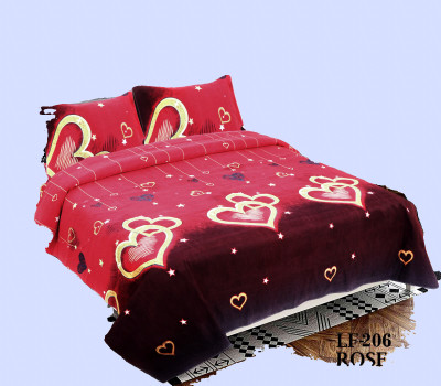 Hazal Cotton Double Flat 141 TC Printed Bedsheet(Pack of 1, Multicolor)