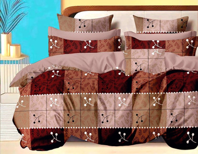Flipkart SmartBuy 110 TC Microfiber Double Printed Flat Bedsheet(Pack of 1, Only Bedsheet)