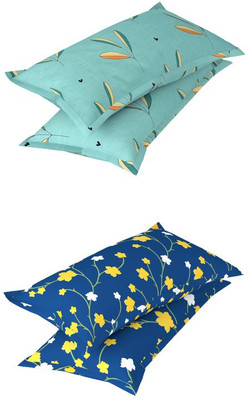 Flipkart SmartBuy Microfiber Pillows Cover(50 cm*76 cm, Pack of 4, Multicolor)
