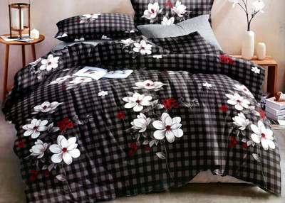 rakhi home décor Cotton Single Flat 150 TC Floral Bedsheet(Pack of 1, Multicolor)