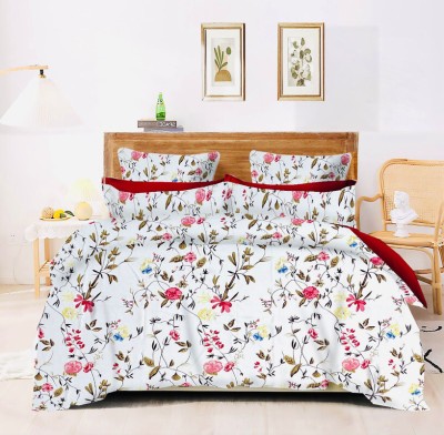 JBTC 210 TC Cotton Queen Solid Flat Bedsheet(Pack of 1, Multicolor)