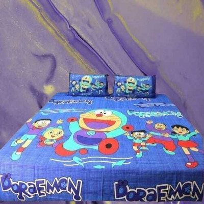 LUXURIOUS DESIGN Cotton Double Flat 144 TC Jaipuri Prints Bedsheet(Pack of 1, Multicolor)