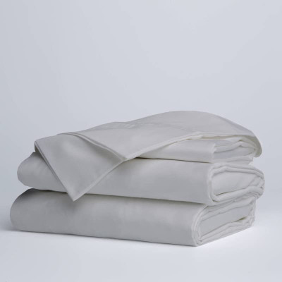 Bhumi Impex Microfiber Single Flat 180 TC Solid Bedsheet(Pack of 1, Light Grey)
