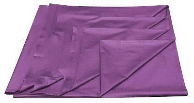 BONA SORT 1 TC Polyester Double Solid Flat Bedsheet(Pack of 1, Purple)
