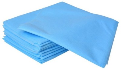 RXSHOPY 30 TC Microfiber King Solid Flat Bedsheet(Pack of 5, Blue)