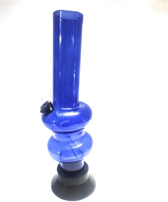 MFTONLINE MFT BLUE GLASS BONG DOUBLE 9 INCH Beer Bong Funnel(500 mll)