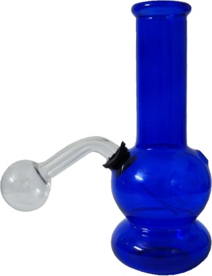 VYXOO 5 Inch Oil Burner Blue Glass Smoking Pipe Beer Bong Funnel(200 mll)