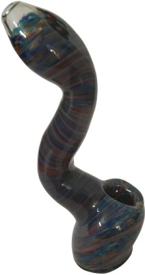 Richaa Creation 6 Inch Sherley Decorative Multicolor Glass Smoking Pipe Beer Bong Funnel(80 mll)