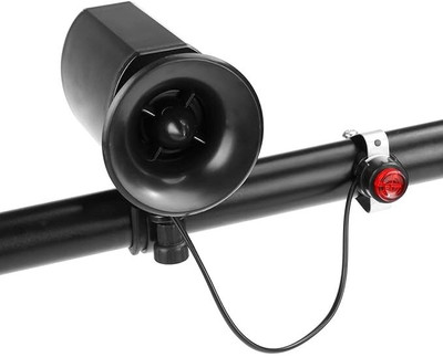 Gymisa Electric Bicycle Bike Cycle Safety Loud Horn Alarm Siren Bell(Black)