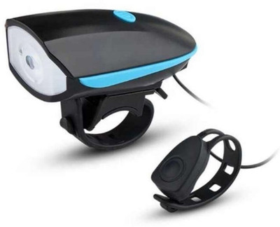 Rebound Fancy Mountain Bicycle Light With Loud Horn Bell(Blue)