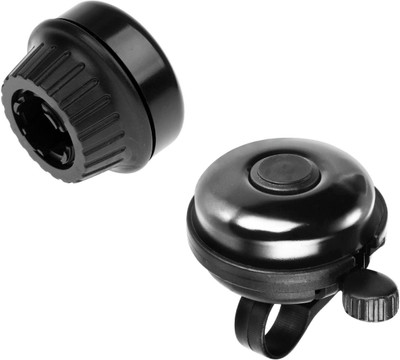 Online Experts Revolving Bell With Loud And Crisp Tring Tring Round Bell Combo Bell(Black)