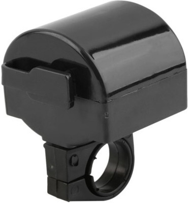 Fitness Scout Plastic Electronic Bell Electronic Bicycle Safety Horn Bell(Black)