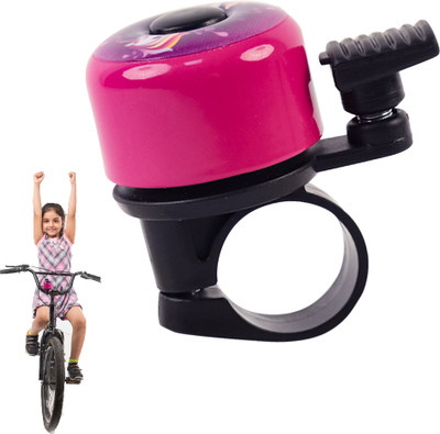 STHIRA Kids Bicycle Bell Unicorn Cartoon Bicycle Bell Screw Mounted Kids Bicycle Bell Bell(Purple)