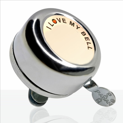 Xpocraft Kids Bicycle Bell - Bright Steel Cover, Lightweight Design, Loud & Crisp Sound Bell(Silver, White)