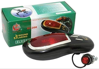 bhugoal Electronic 8 Sound Bicycle Ultra Loud Horn Bell 1 light Bell(Multicolor)