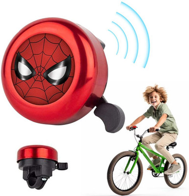 Zorbes Bike Bell for Kids Boys Toddlers Easy to Install Bicycle Accessory for Safety Bell(Red)