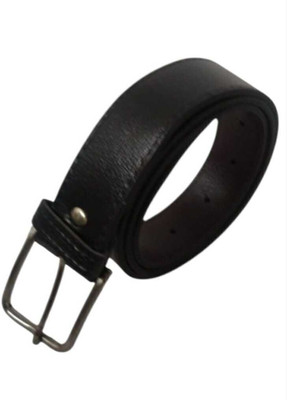 YULIA Men Casual, Evening, Formal, Party Black Genuine Leather Belt