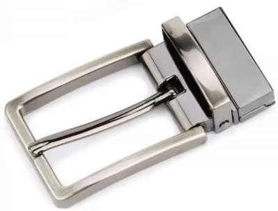 FAIZU Men Casual, Formal Silver Metal Reversible Belt
