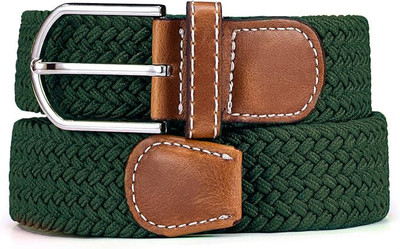 DARKLEATHERIS Men Casual, Evening, Formal Green Nylon Belt