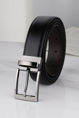 SAMTROH Men Casual, Formal Black Artificial Leather Reversible Belt