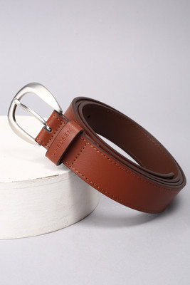 VAN HEUSEN Women Brown Genuine Leather Belt