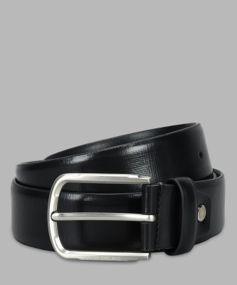 PETER ENGLAND Men Black Genuine Leather Belt