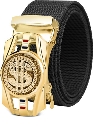 At Fashionn Men Evening, Casual, Party, Formal Black Fabric Belt