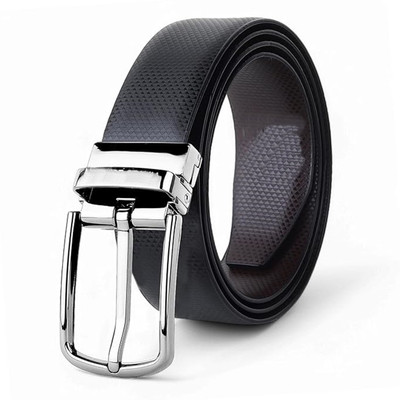 Micron Men Formal Brown Artificial Leather Reversible Belt
