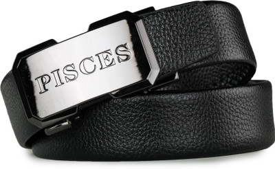 METRONAUT Men Casual Black Synthetic Belt