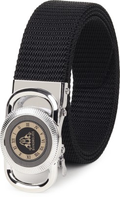 PROVOGUE Men Casual Black Nylon Belt