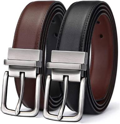 Louis Stitch Men Formal Brown Genuine Leather Belt