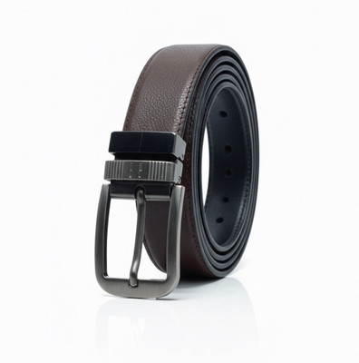 OAKHIDE Men Formal, Casual, Evening, Party Black, Brown Artificial Leather Reversible Belt