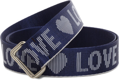 METRONAUT Men & Women Casual Blue Canvas Belt
