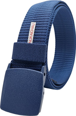 NUKAICHAU Boys Casual, Evening, Party Blue Nylon Belt