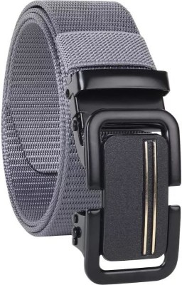 DMENZ Men Casual Grey Nylon Belt