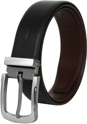 Amicraft Boys Party, Formal Brown, Black Genuine Leather Reversible Belt