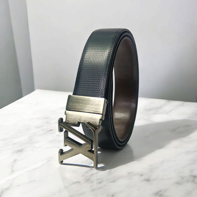 FAZON Men Casual, Evening, Formal, Party Black, Brown Texas Leatherite Reversible Belt