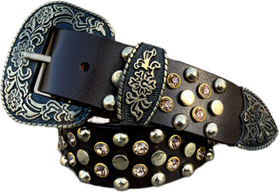 ENTEGRO Men Party, Evening, Casual Brown Genuine Leather Belt