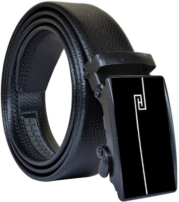 Daller Men & Women Casual, Evening, Formal, Party Black Genuine Leather Belt