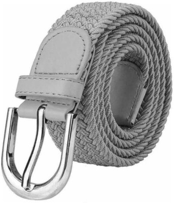 LKA Men & Women Party, Evening, Casual, Formal Grey Canvas Belt