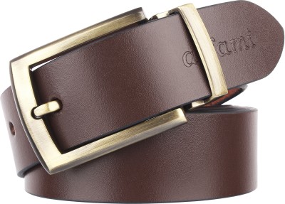 URBAN ALFAMI Men Formal, Casual, Party, Formal Brown Genuine Leather Belt