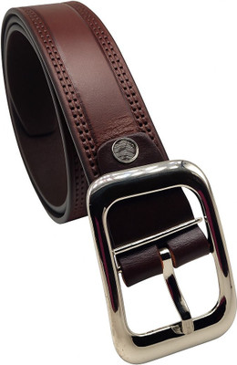 BoomSlang Men Formal, Casual Brown Genuine Leather Belt