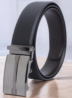 KILLER Men Casual, Evening, Formal, Party Black Texas Leatherite Reversible Belt