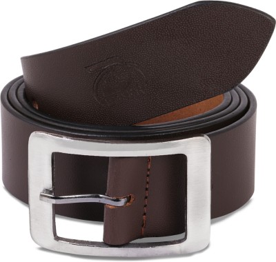 BUSRA Boys Formal Brown Genuine Leather Reversible Belt