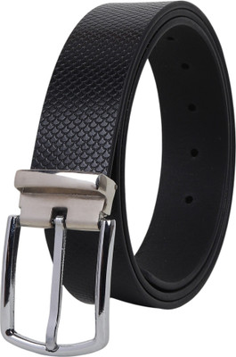 Roadster Men Formal Black Genuine Leather Belt